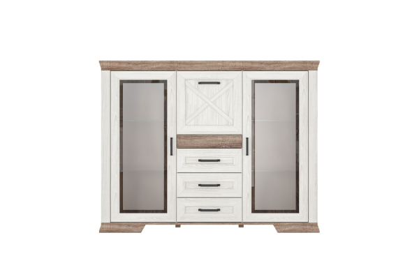 Тумба-витрина Марсель 2W3S1K